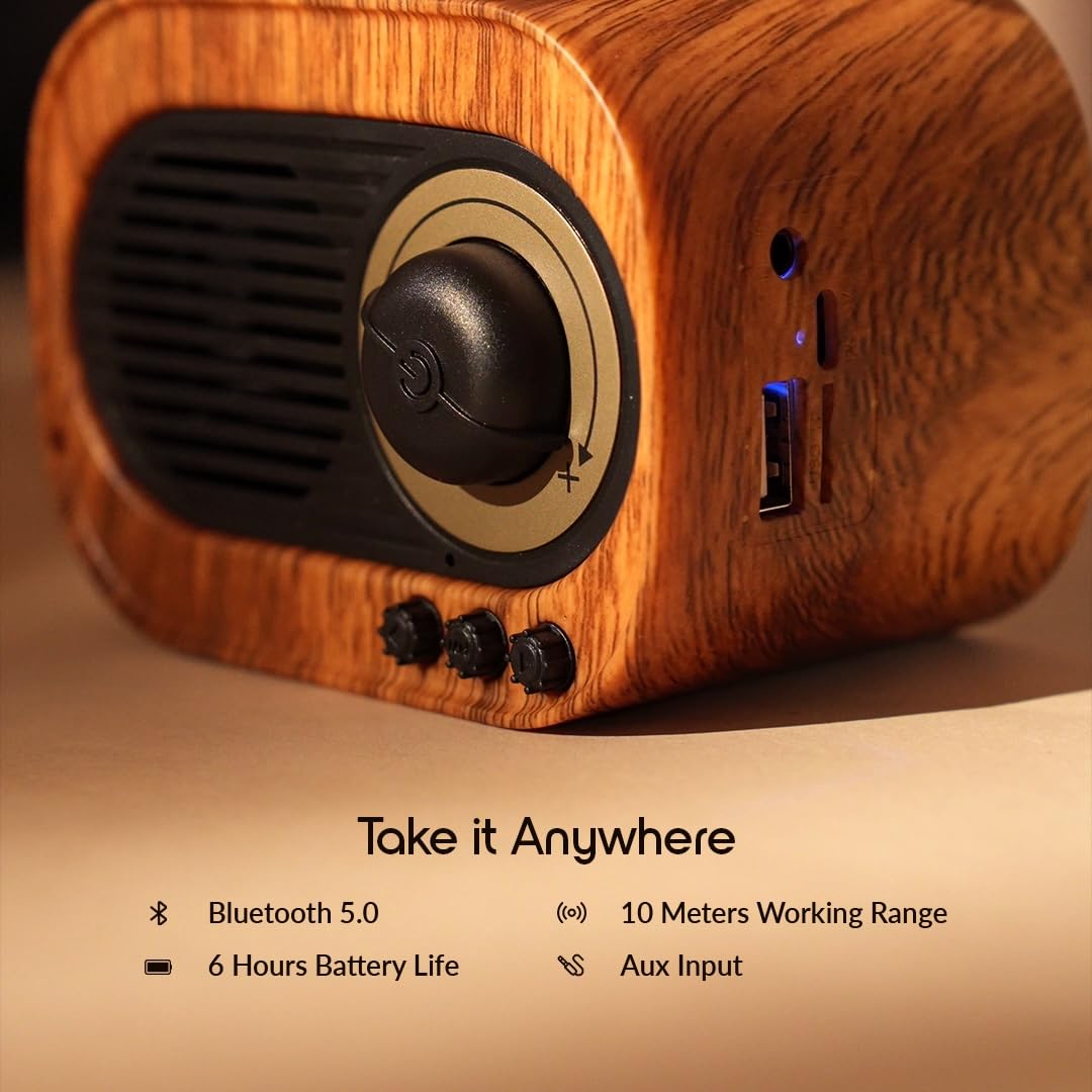 Retro Gramophone Rechargeable Bluetooth Speaker